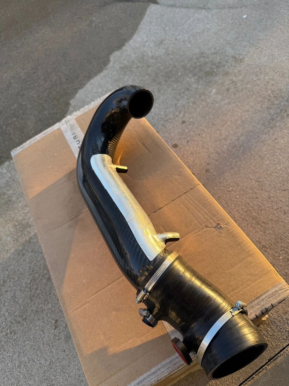 Acura Integra FS: Eventuri Carbon Intake and Turbo Tube IMG_1242