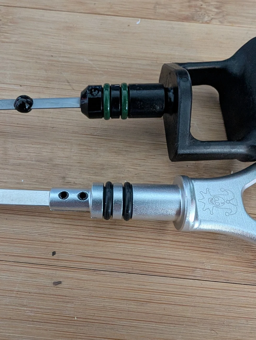 Acura Integra Oil change dip stick reading high Dip Stick (Top)