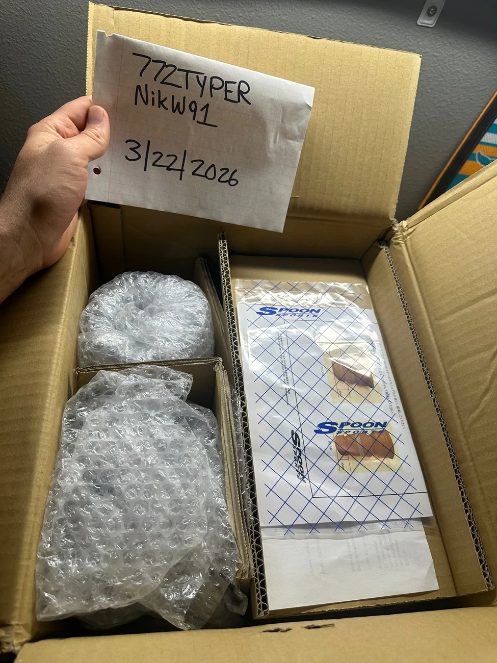 Acura Integra BNIB Spoon Springs V2 IMG_0988