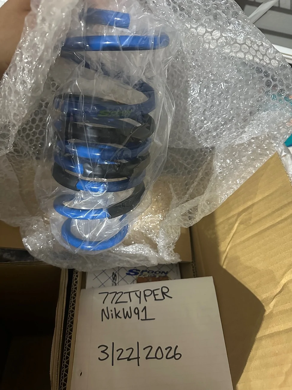 Acura Integra BNIB Spoon Springs V2 IMG_0989