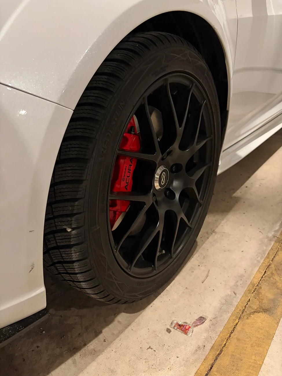 Acura Integra FS: Winter Tire/Wheels Set Up. 18x8 Enkei Tuning Raijin Blk and 235/40r-18 Vredestein Wintrac Pro+ XL. Chicago Area IMG_3756