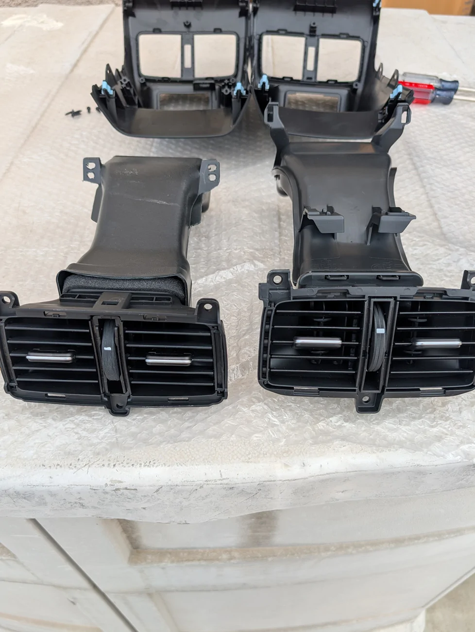 Acura Integra Rear AC vents part kit from 2022 Civic 1000001908