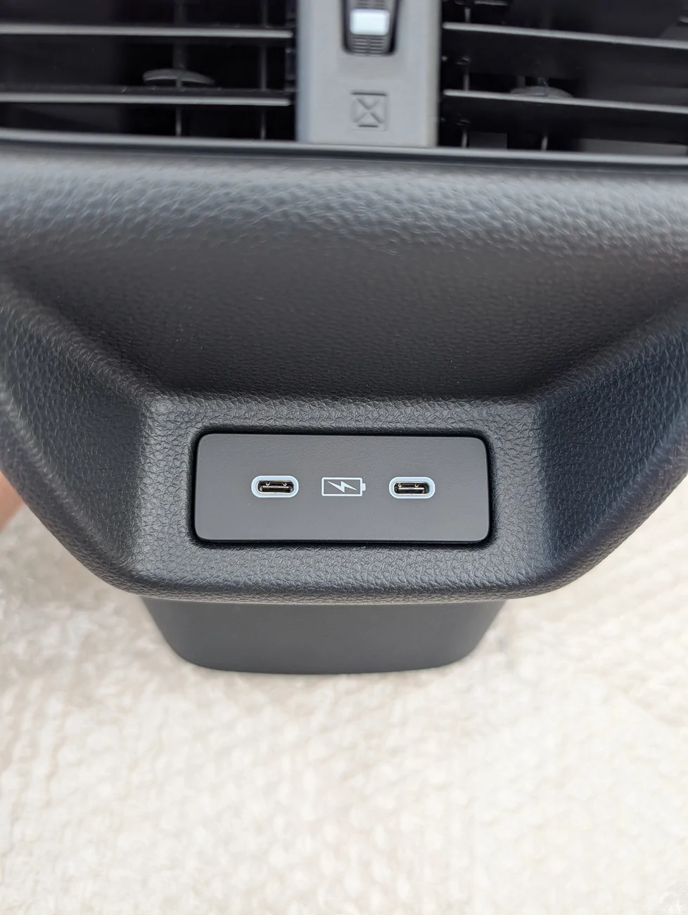 Acura Integra Rear AC vents part kit from 2022 Civic 1000001915