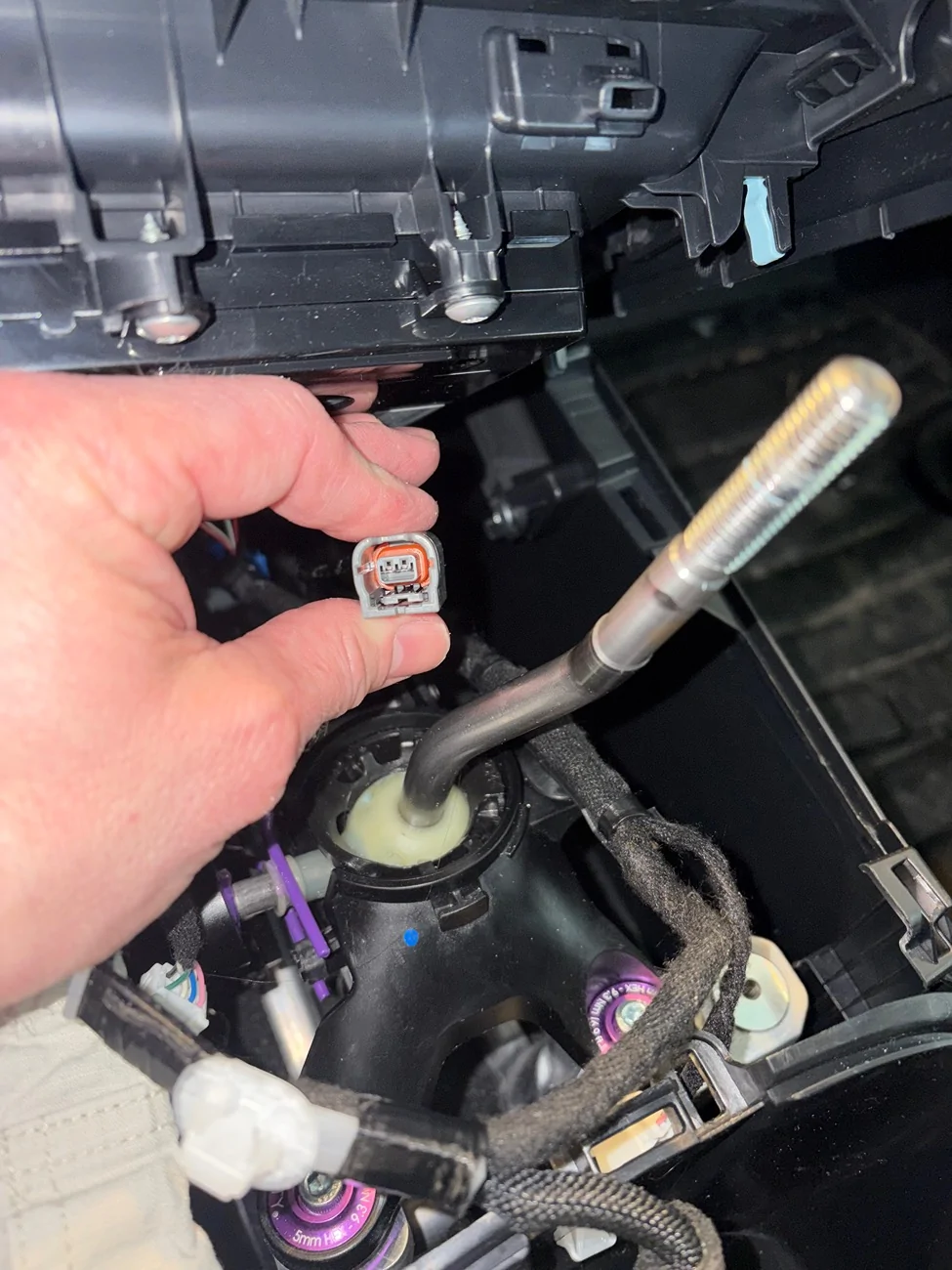 Acura Integra What does this center console wiring harness plug into? IMG_3879