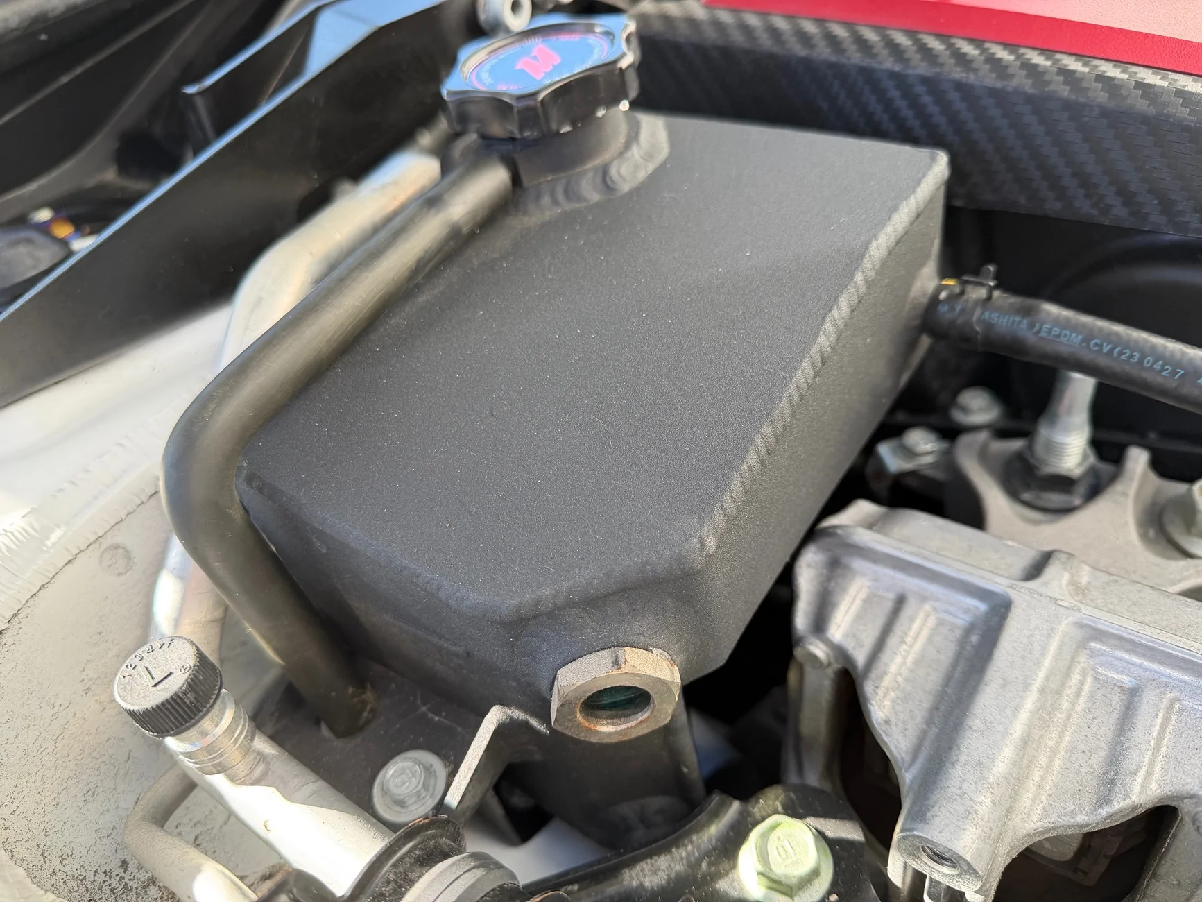 Acura Integra FS: Mishimoto Coolant Expansion Tank BLACK for DE5 Integra Type-S IMG_5703