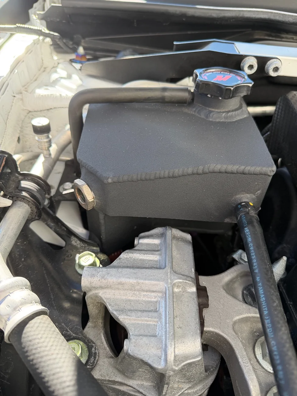 Acura Integra FS: Mishimoto Coolant Expansion Tank BLACK for DE5 Integra Type-S IMG_5701