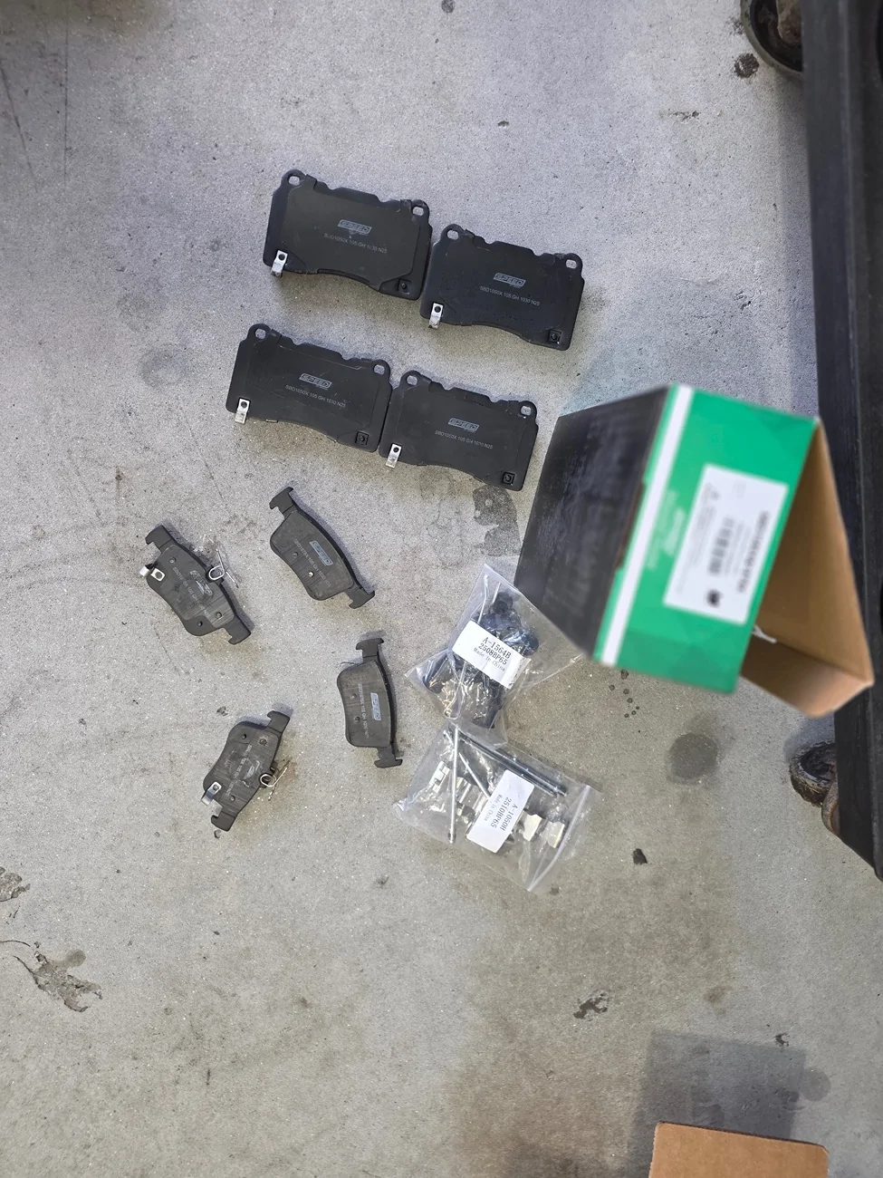 Acura Integra FOR SALE: SPEED BY DESIGN Ceramic Brake Pads $225 Shipped 20260331_144541