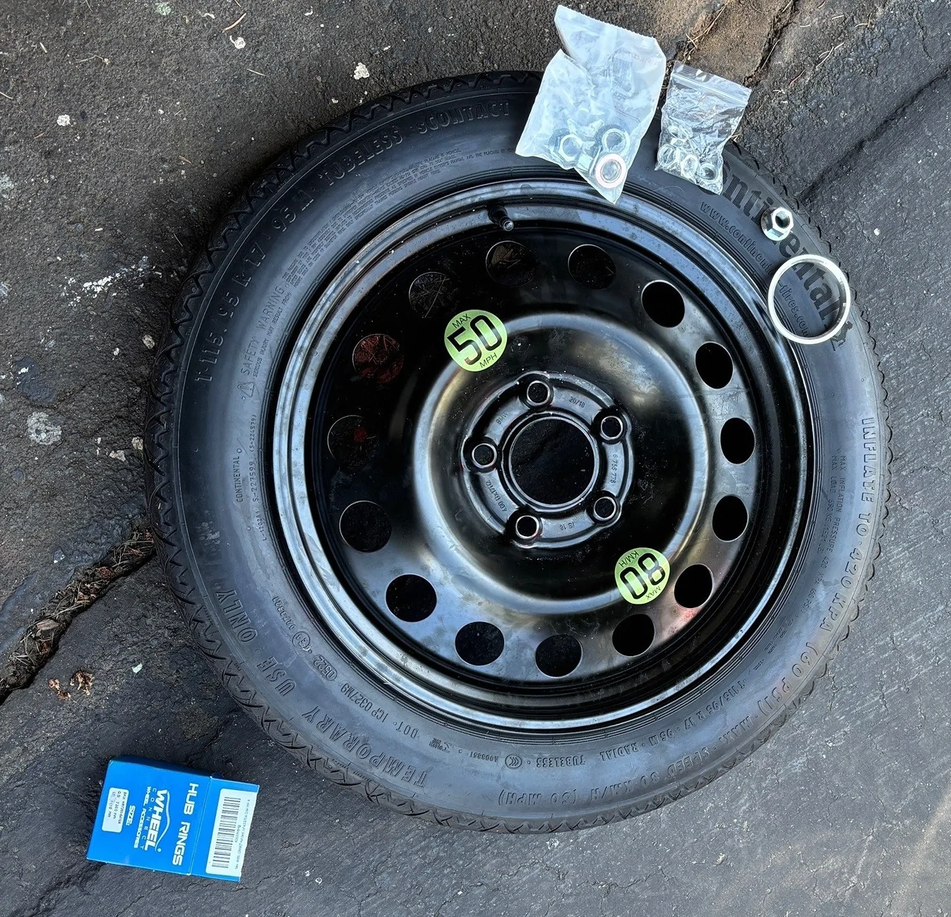 Acura Integra FS Spare wheel/tire spar