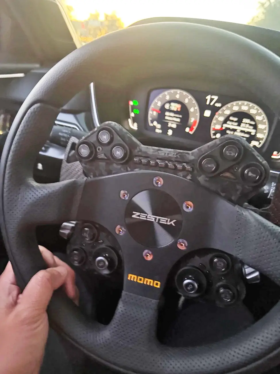 Acura Integra Zestek steering wheel installed 243970-3f52d455544a777cfe7d0a89197a593c