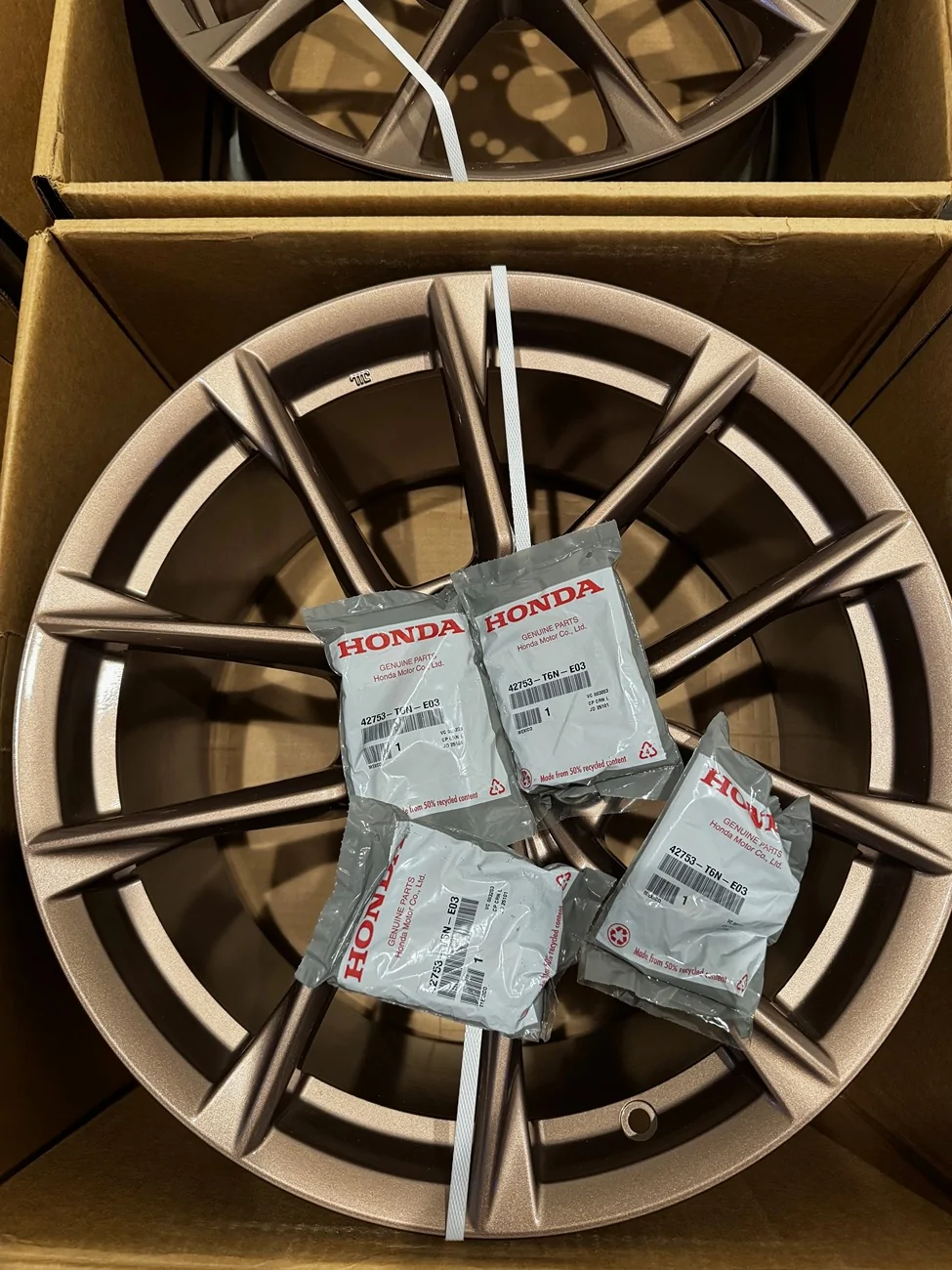 Acura Integra Brand New Factory Honda 19" Copper Wheels - $1550: Middlebury CT IMG_1797