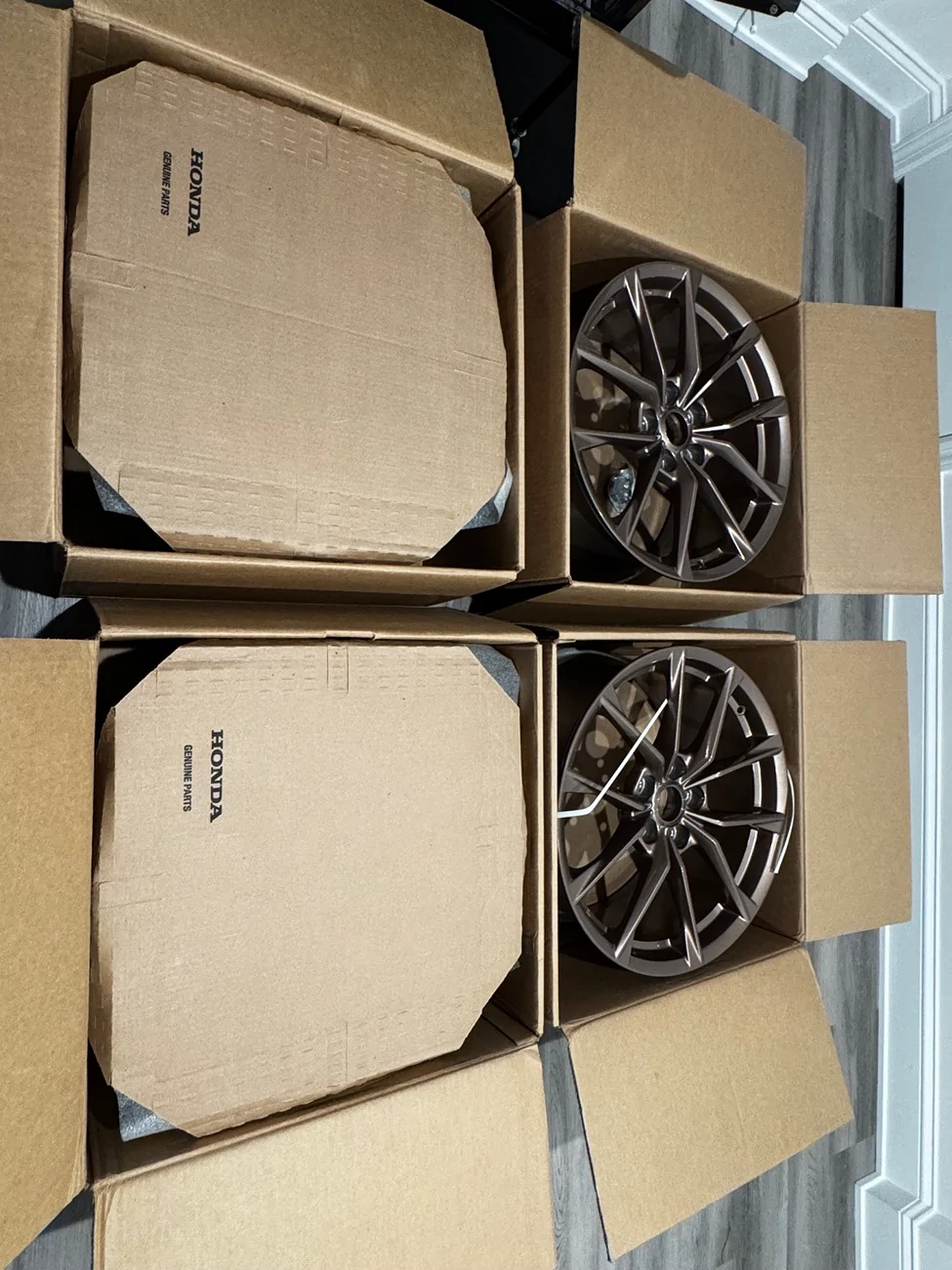 Acura Integra Brand New Factory Honda 19" Copper Wheels - $1550: Middlebury CT IMG_1798