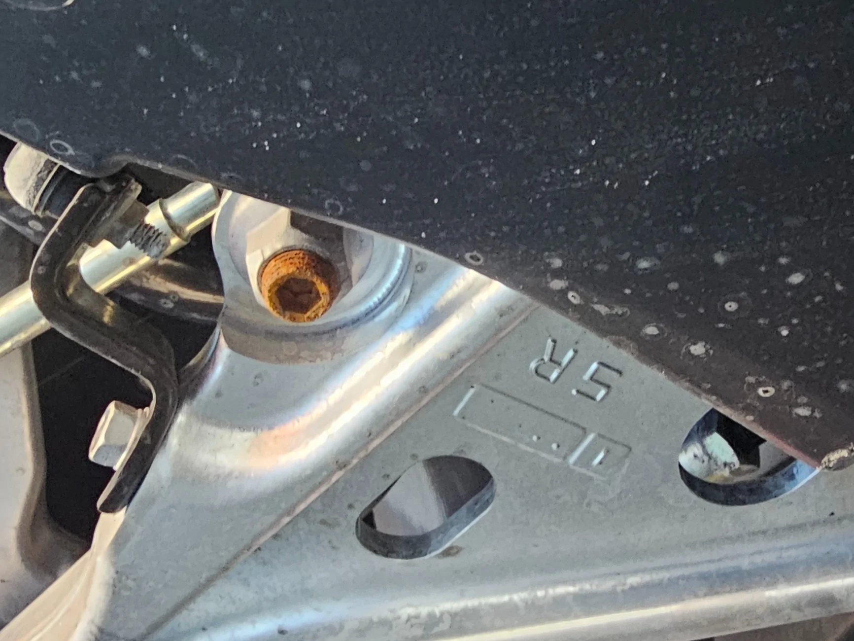 Acura Integra Wish I didnt look underneath the car.. 20260417_130624