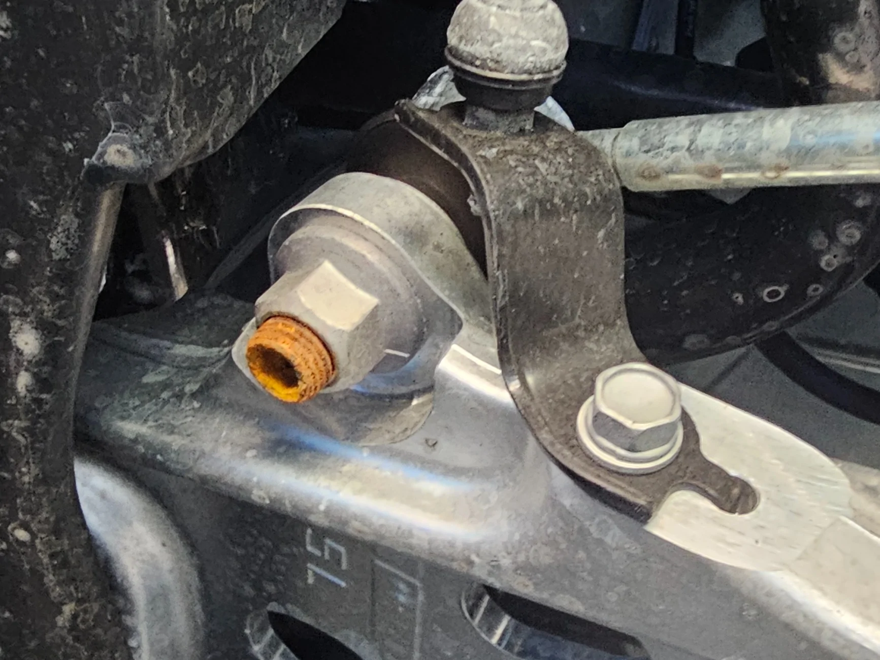 Acura Integra Wish I didnt look underneath the car.. 20260417_130633