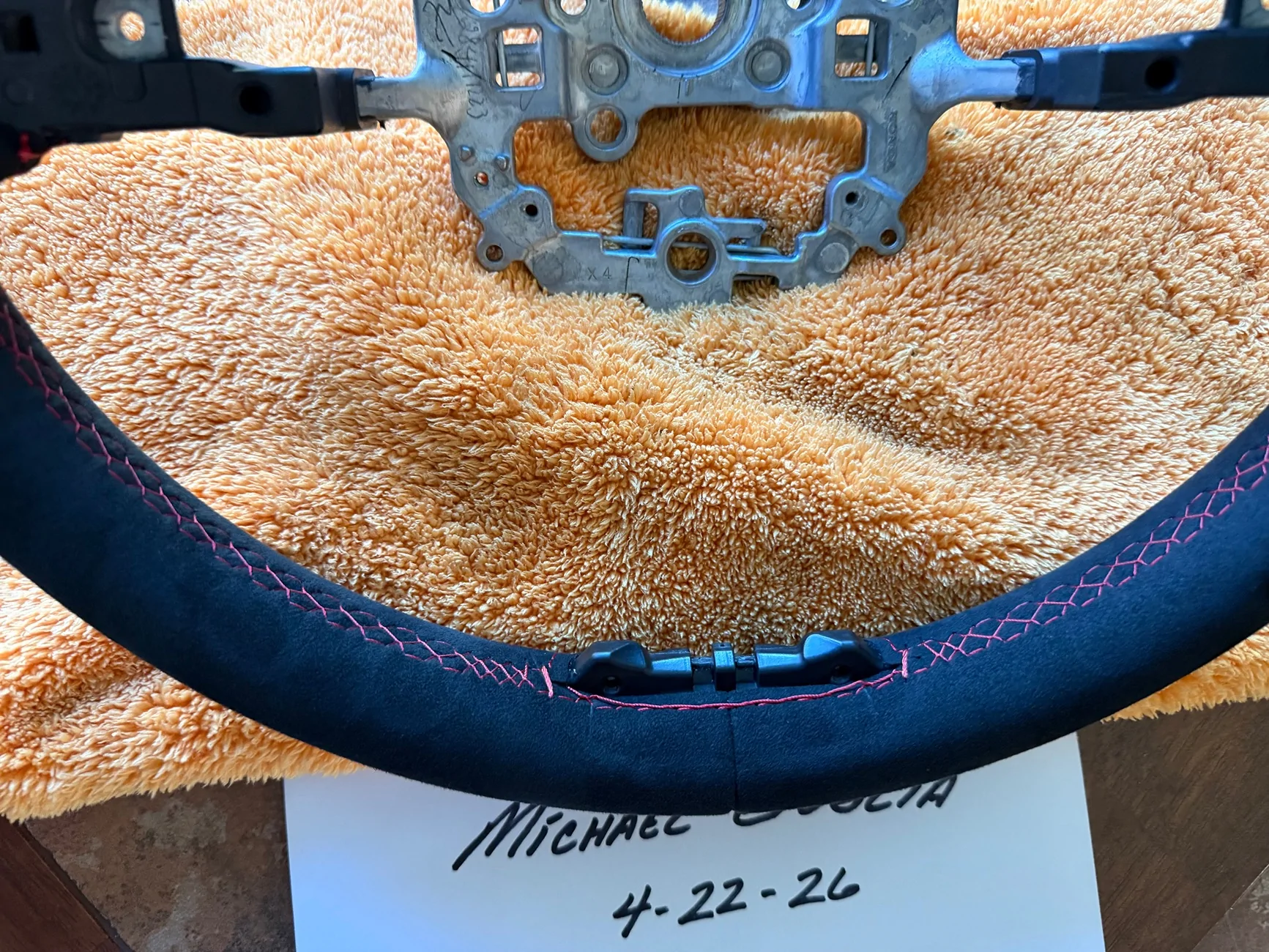 Acura Integra For Sale: OEM DE5 / FL5 Alcantara Steering Wheel IMG_6995