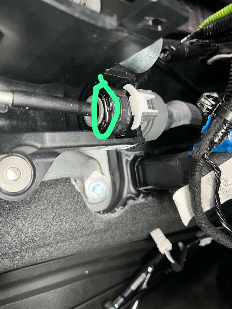 Acura Integra Shifter Cable Spring out of place. KLPC4820[1].JPG