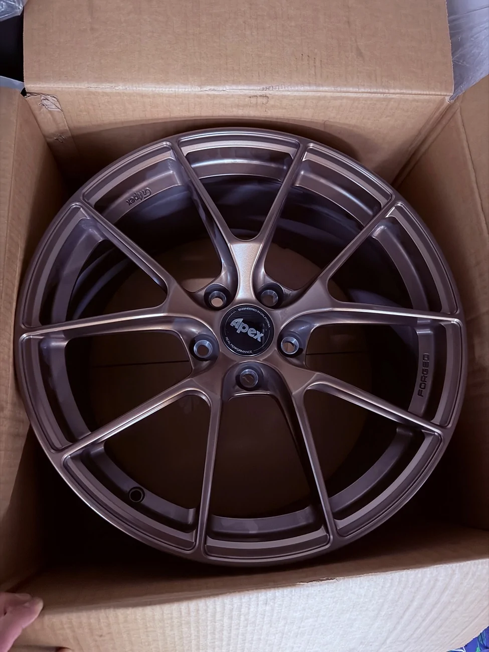 Acura Integra Sold: Apex VS-5RS 19x9.5" ET45 - Satin Bronze IMG_5463