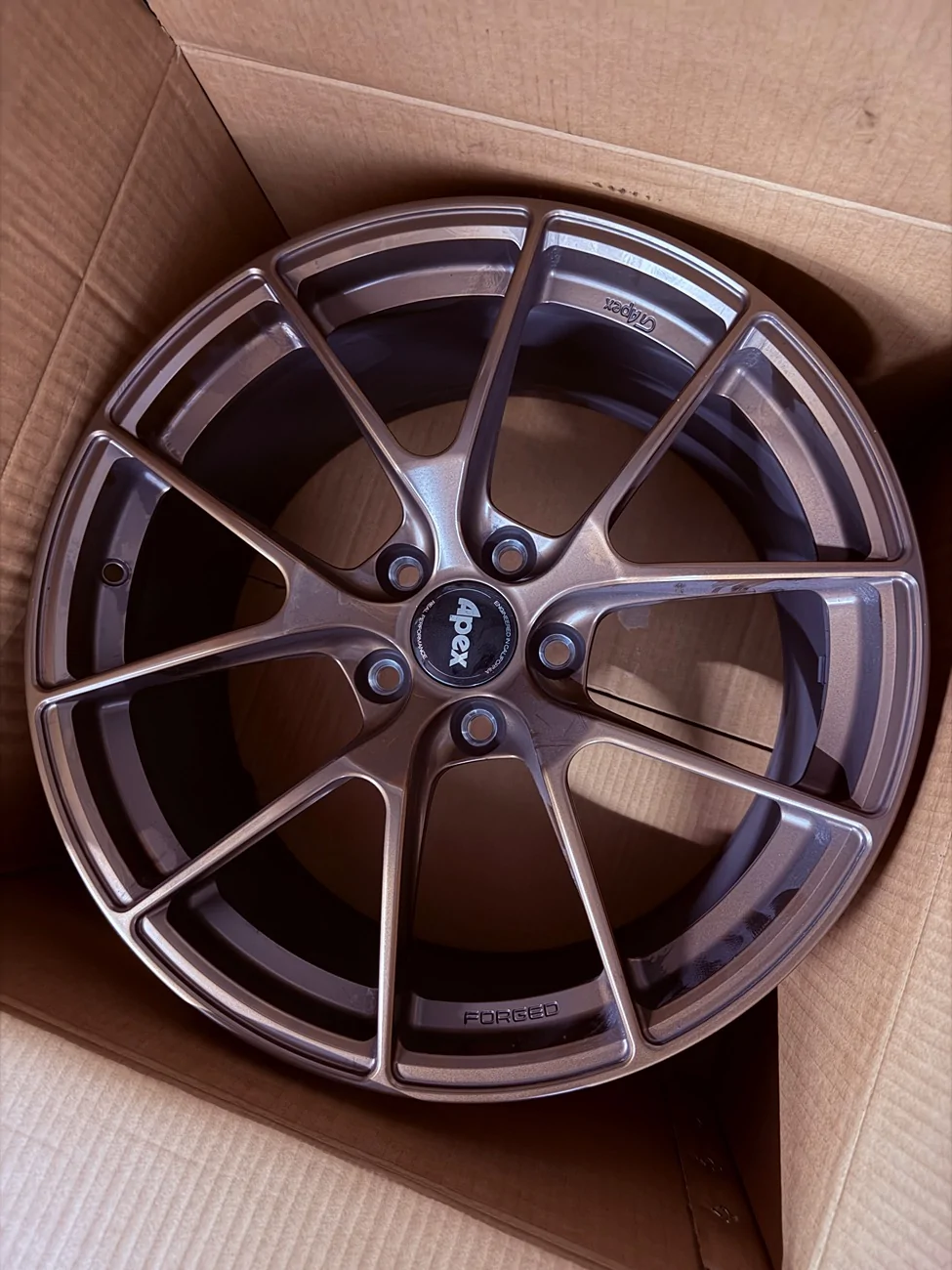 Acura Integra Sold: Apex VS-5RS 19x9.5" ET45 - Satin Bronze IMG_5462