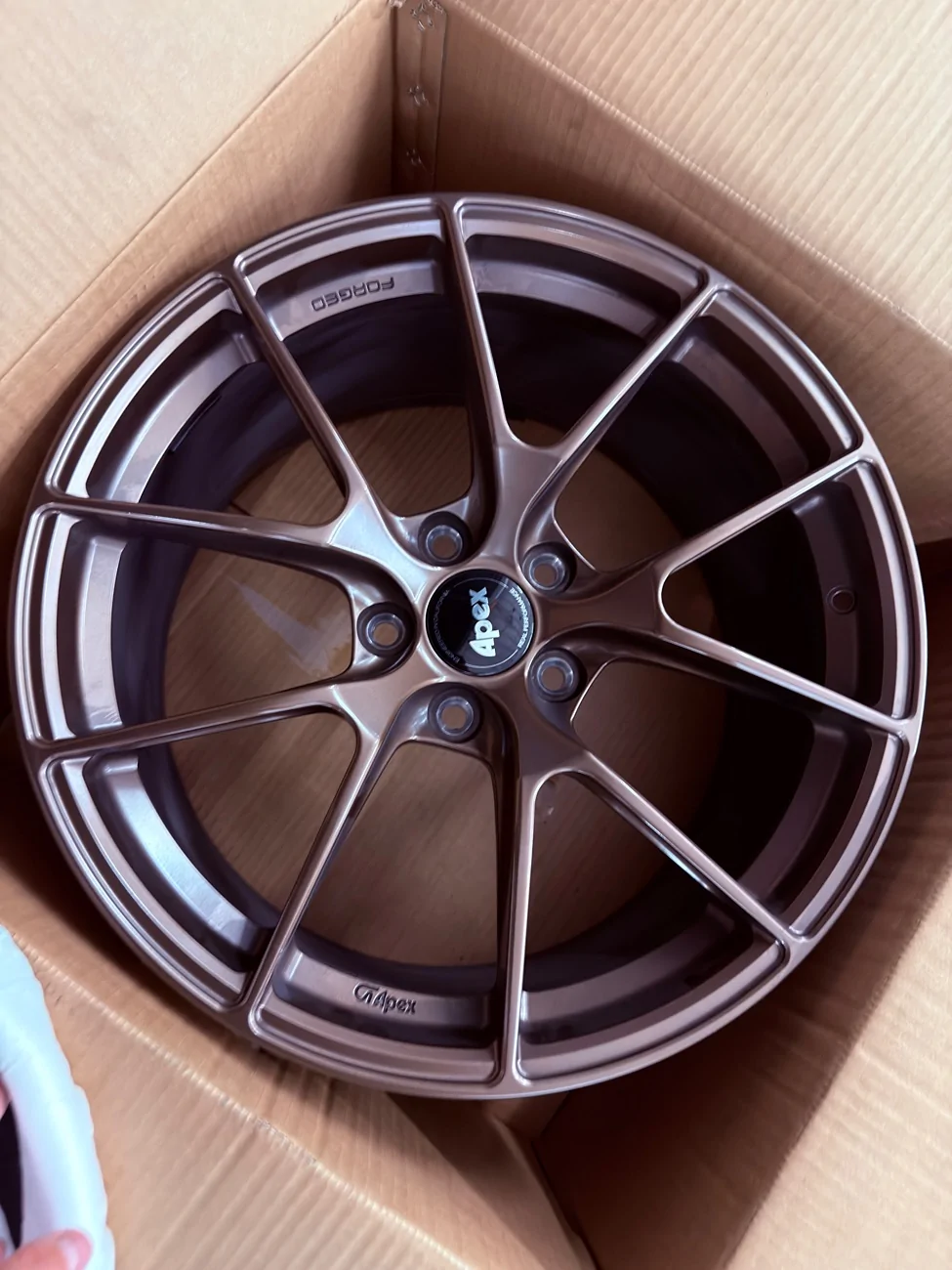 Acura Integra Sold: Apex VS-5RS 19x9.5" ET45 - Satin Bronze IMG_5459