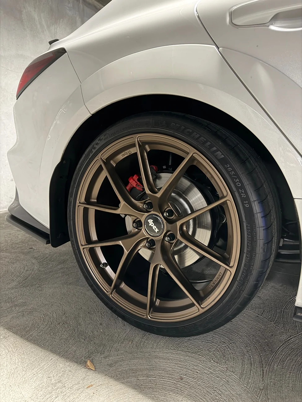 Acura Integra Sold: Apex VS-5RS 19x9.5" ET45 - Satin Bronze IMG_5068