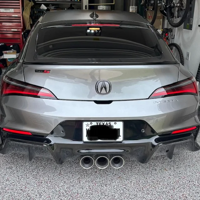 Acura Integra FurY's 2026 Double Apex Blue Pearl Type-S ITS Back Pic