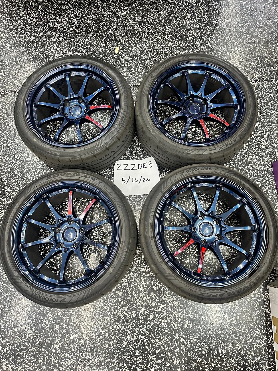 Acura Integra FS: Volk CE28SL 18x9.5 +35 Mag Blue IMG_6670