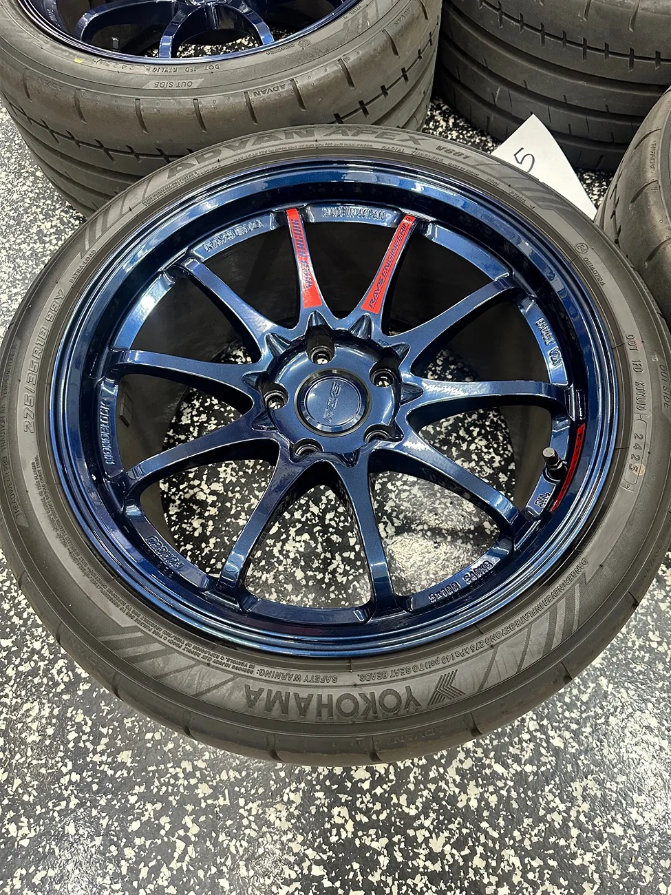 Acura Integra FS: Volk CE28SL 18x9.5 +35 Mag Blue IMG_6671