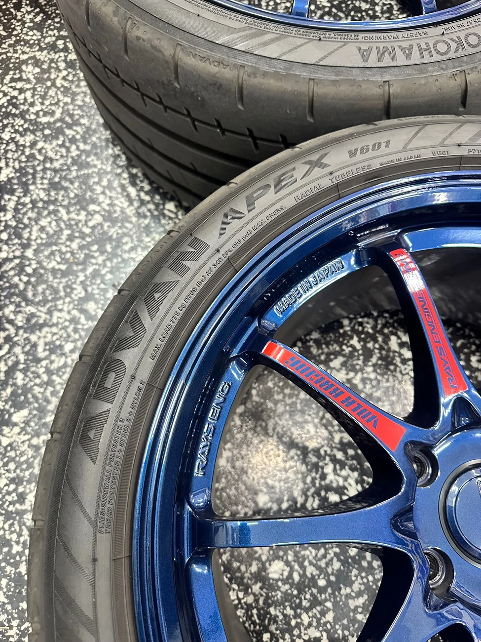 Acura Integra FS: Volk CE28SL 18x9.5 +35 Mag Blue IMG_6676