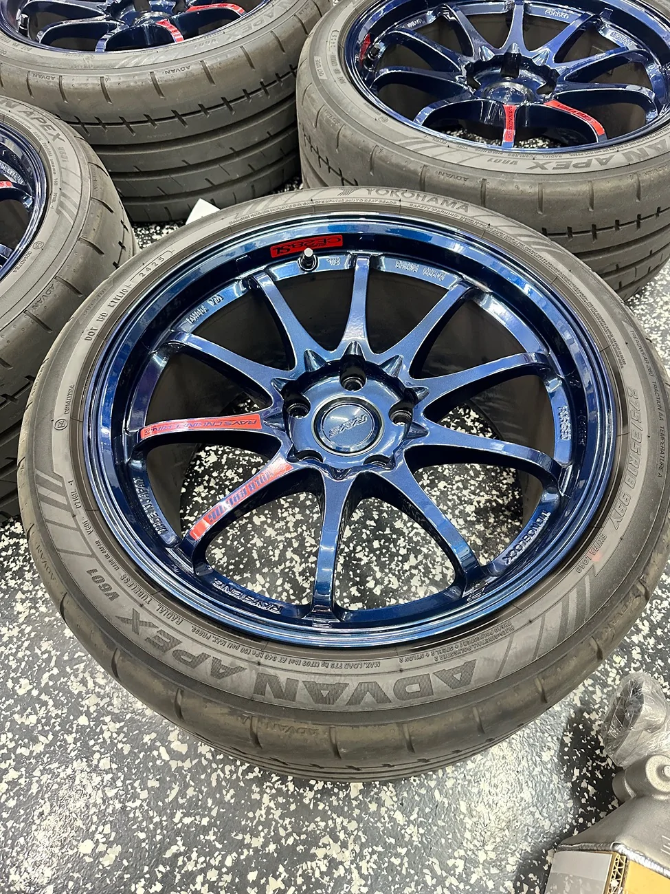 Acura Integra FS: Volk CE28SL 18x9.5 +35 Mag Blue IMG_6672
