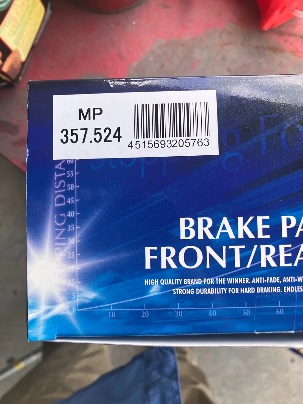 Acura Integra NIB Endless SSM F&R brake pads $250.00 shipped in the lower 48 IMG_3906