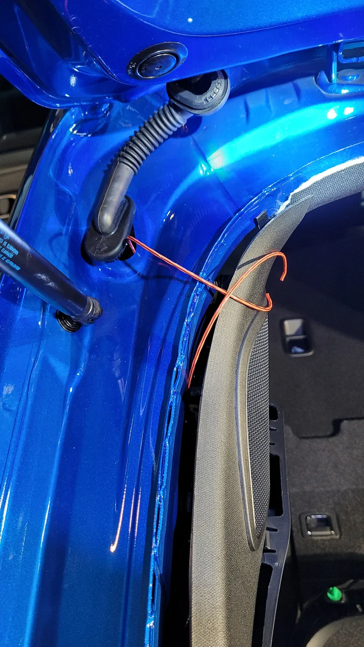 Acura Integra Rear Dashcam Install on 23+ Integra (DE4/DE5) 20260524_133749