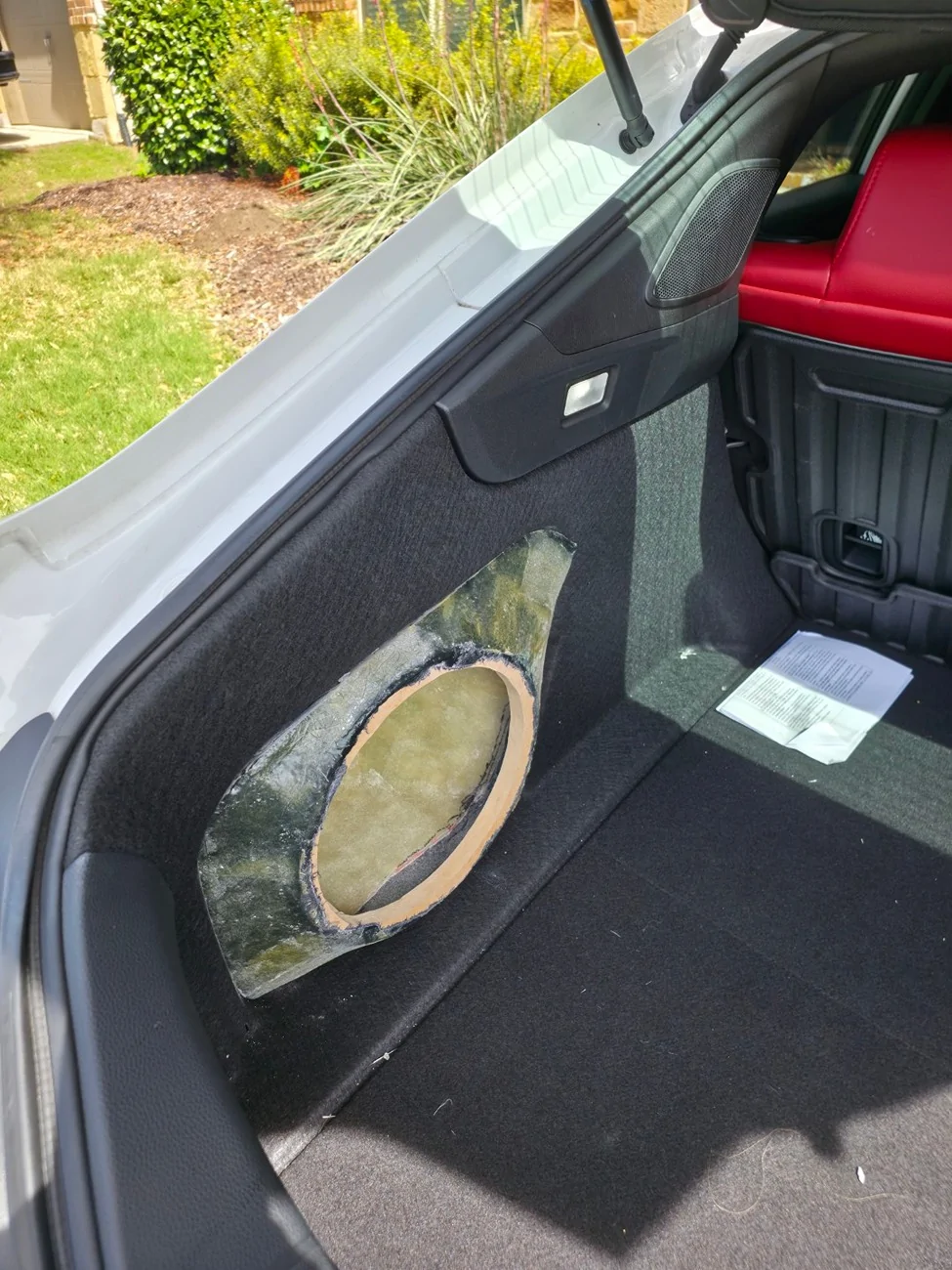 Acura Integra I fiberglassed my own 10 inch subwoofer enclosure Sub8 (Large)