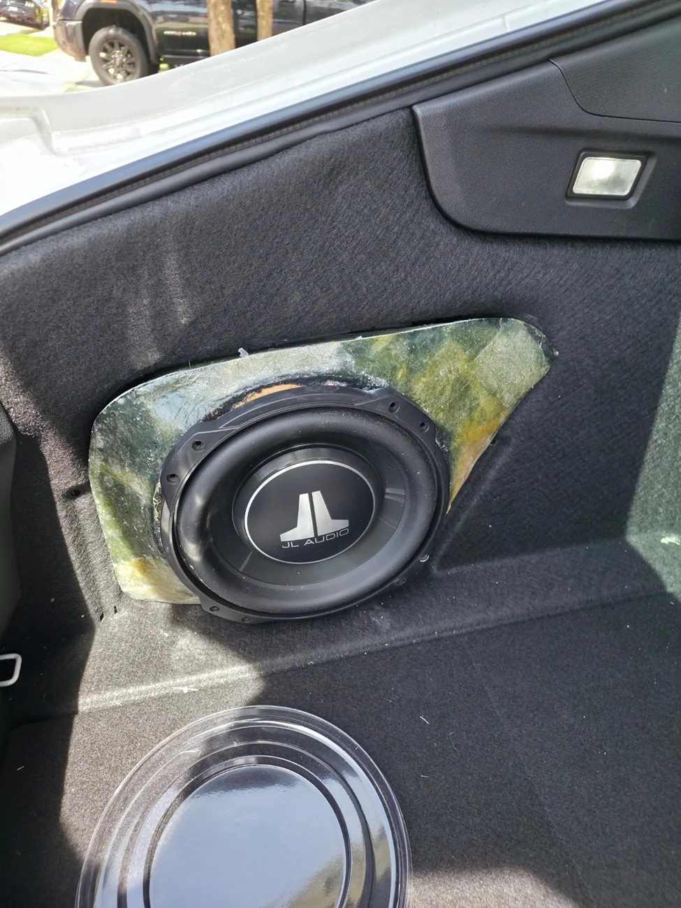 Acura Integra I fiberglassed my own 10 inch subwoofer enclosure Sub9 (Large)