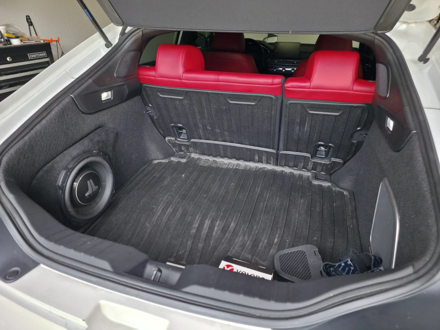Acura Integra I fiberglassed my own 10 inch subwoofer enclosure Sub10 (Large)