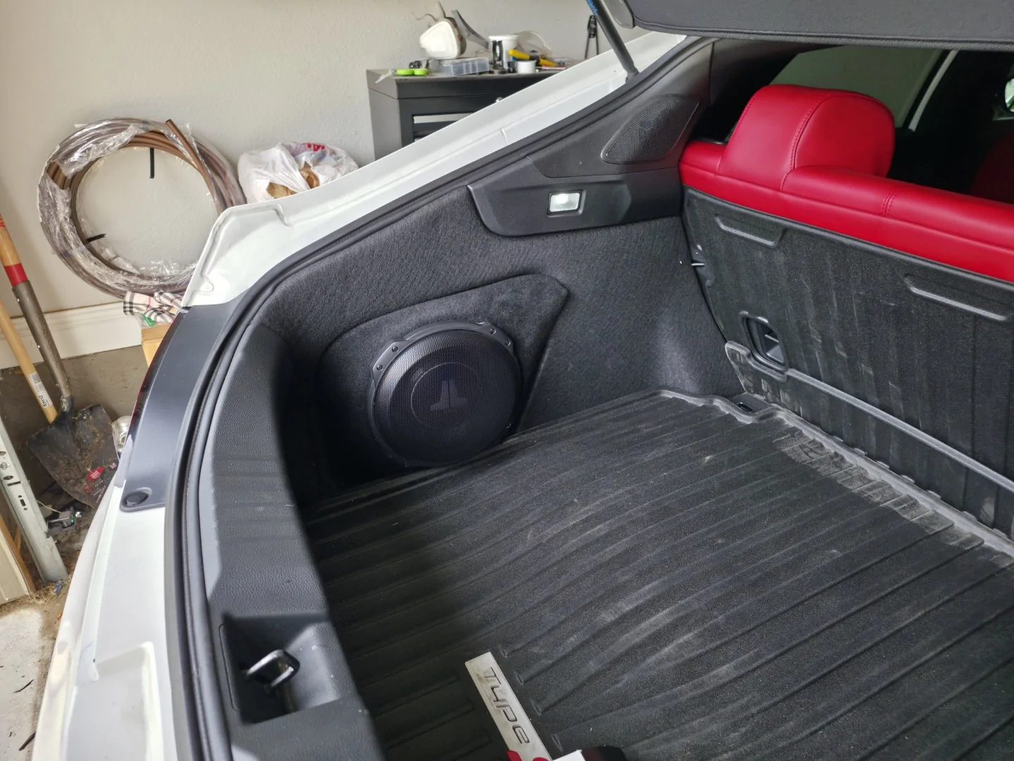 Acura Integra I fiberglassed my own 10 inch subwoofer enclosure Sub11 (Large)