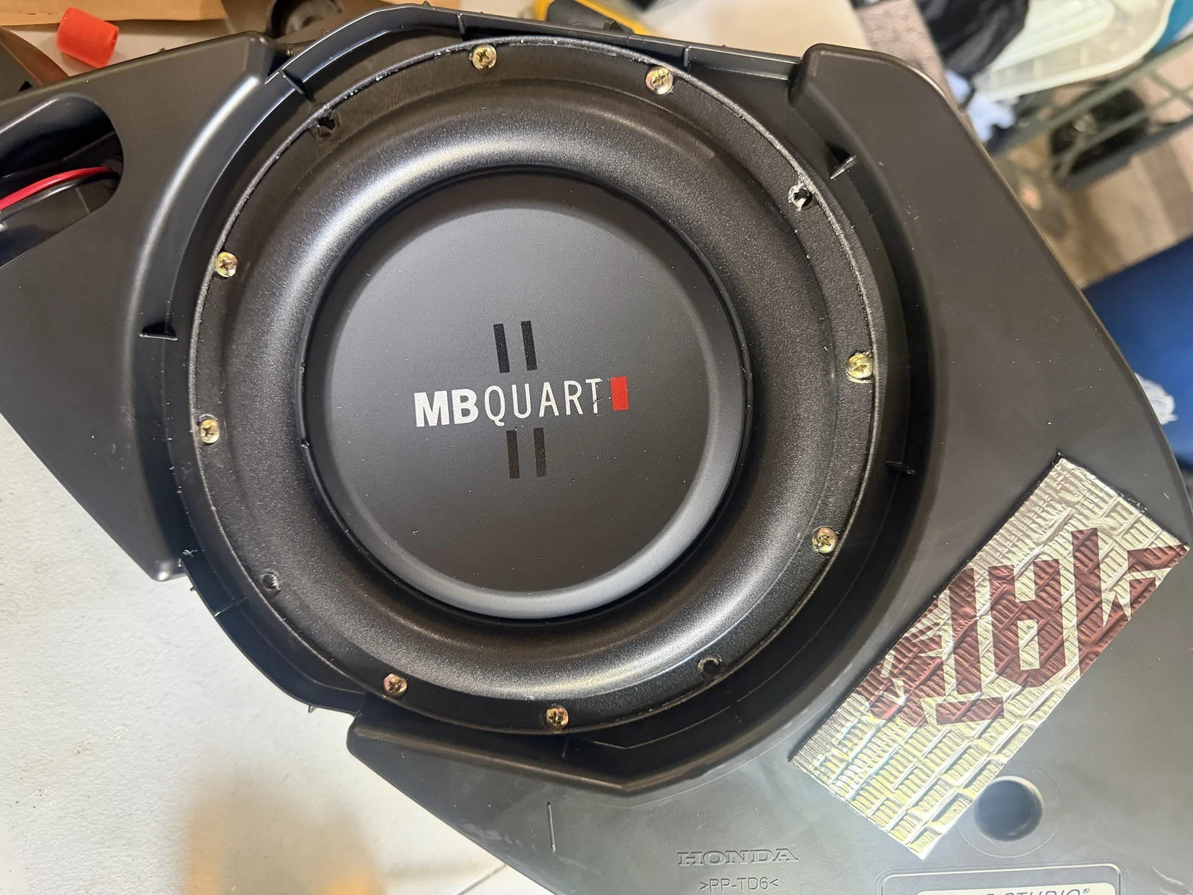 Acura Integra How to: MB Quart subwoofer upgrade + rear sound deadening (nice, yet inexpensive) IMG_2671