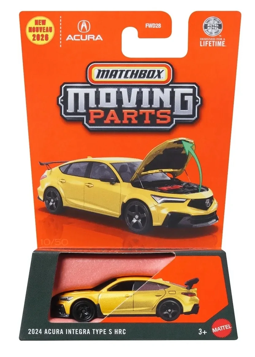Acura Integra New Matchbox Moving Parts Integra Type S HRC model coming out soon 1780583200526-w4