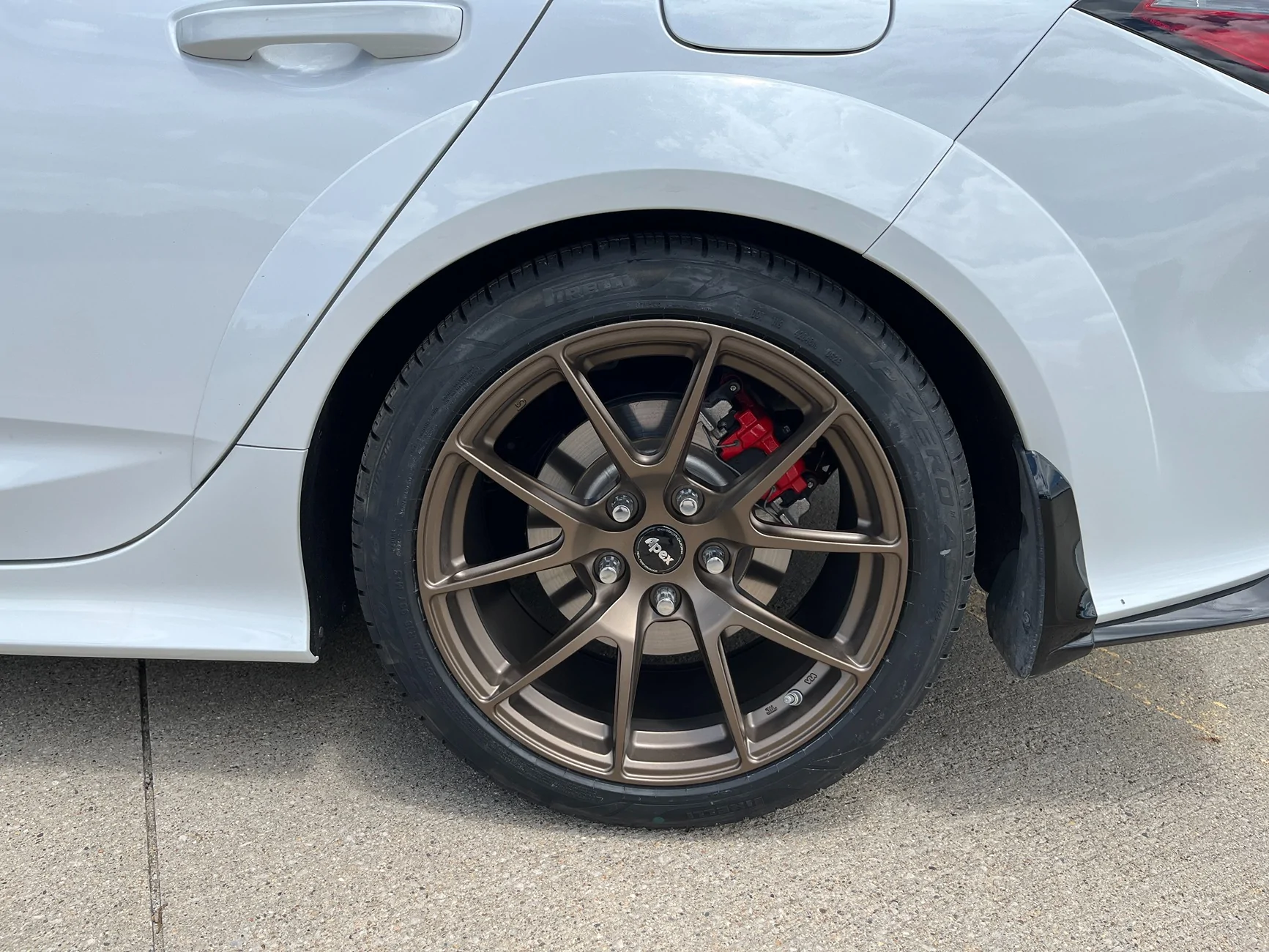 Acura Integra Apex VS-5 18x9.5 +45 Satin Bronze and 255/40R18 IMG_7182