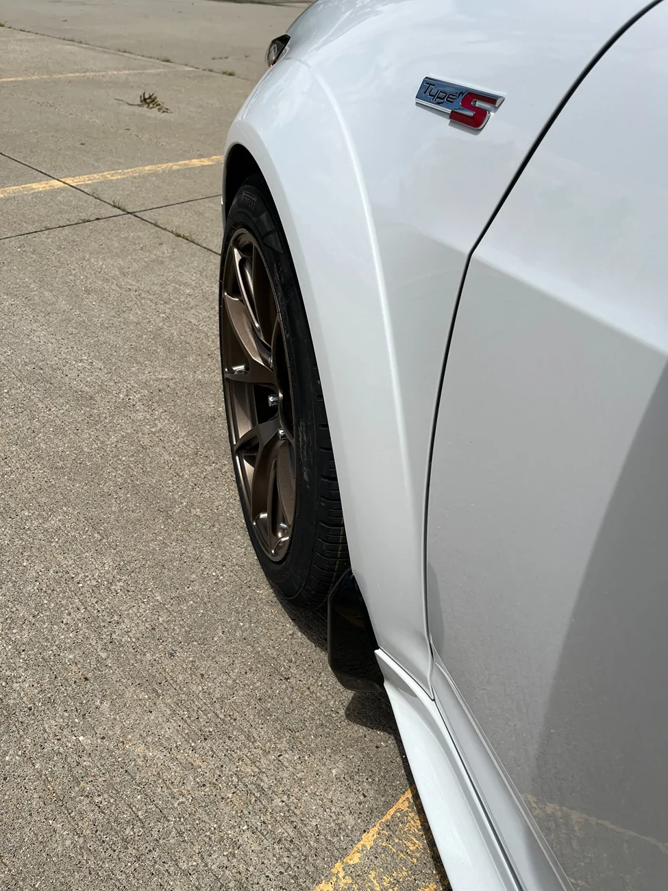 Acura Integra Apex VS-5 18x9.5 +45 Satin Bronze and 255/40R18 IMG_7180
