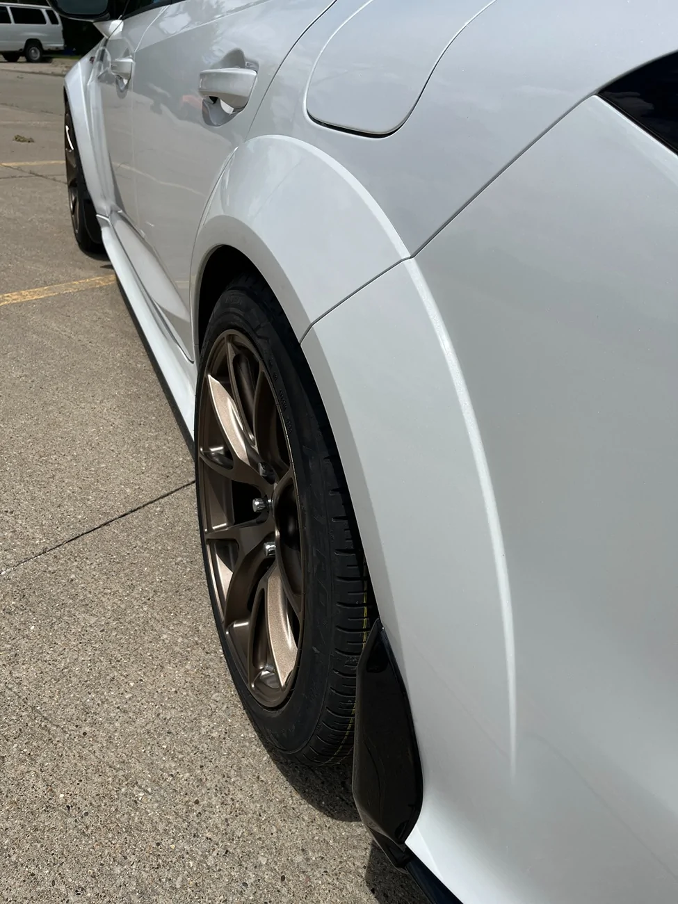 Acura Integra Apex VS-5 18x9.5 +45 Satin Bronze and 255/40R18 IMG_7181