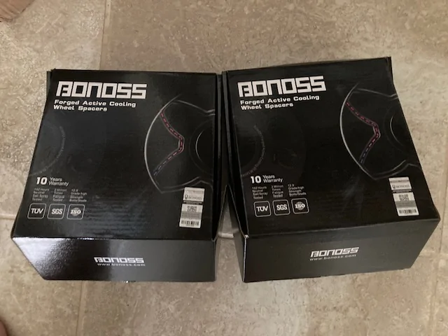 Acura Integra BOSNOSS BLACK WHEEL SPACERS 15MM & 20MM for type R/S  $150 shipping included in contin USA IMG_4846