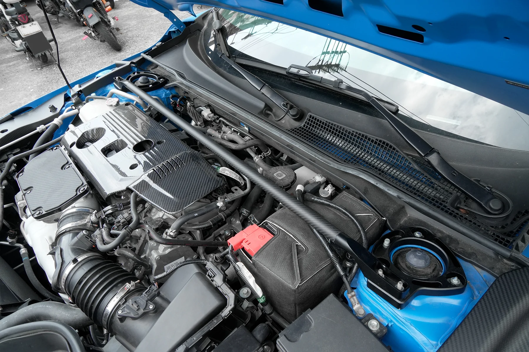 Acura Integra Jogon Carbon New Release—Carbon Fiber Strut Brace 5