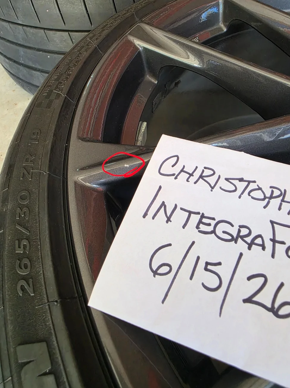 Acura Integra FS: OEM 19” Acura Integra Type S Wheels + Michelin PS4S + TPMS – Excellent Condition 006