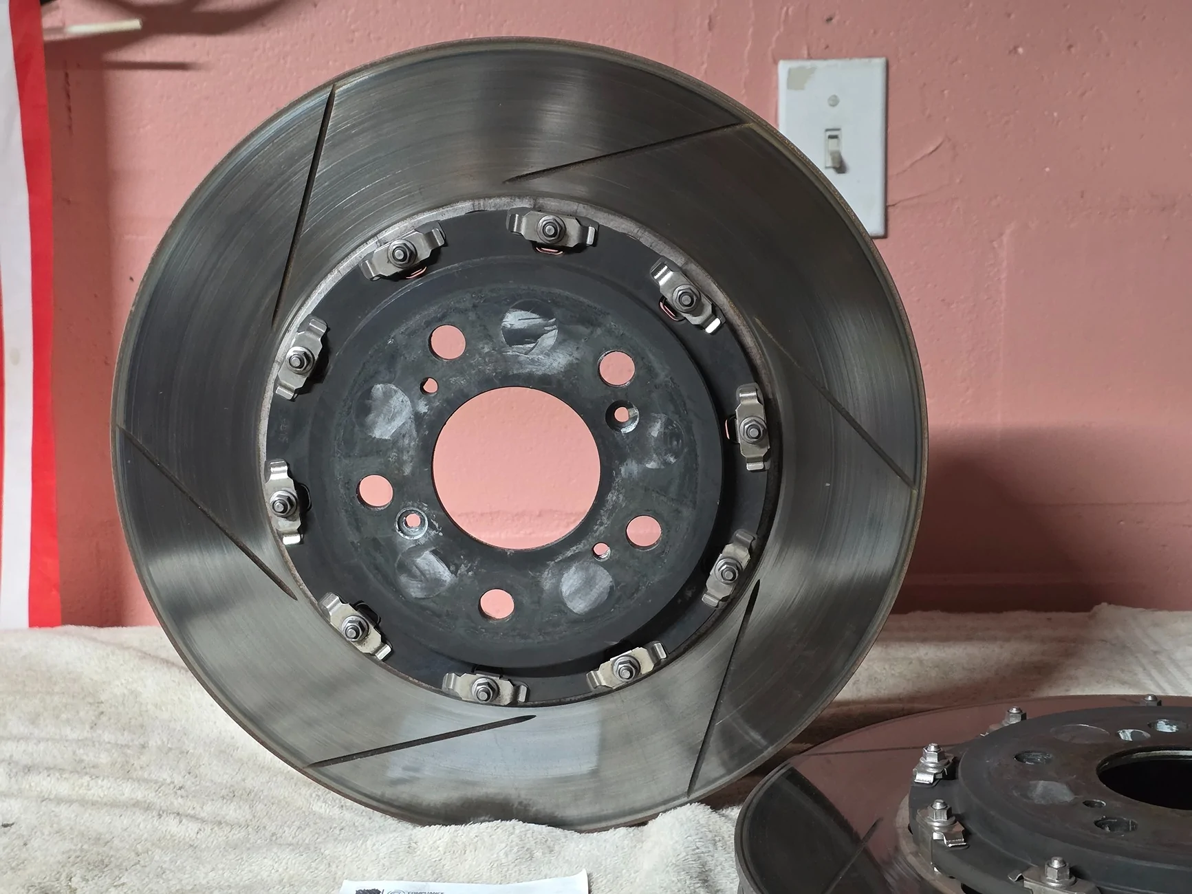 Acura Integra [FL] Paragon rotor rings, Endless Pads, Jogon V2 Front Lip 20260725_205250