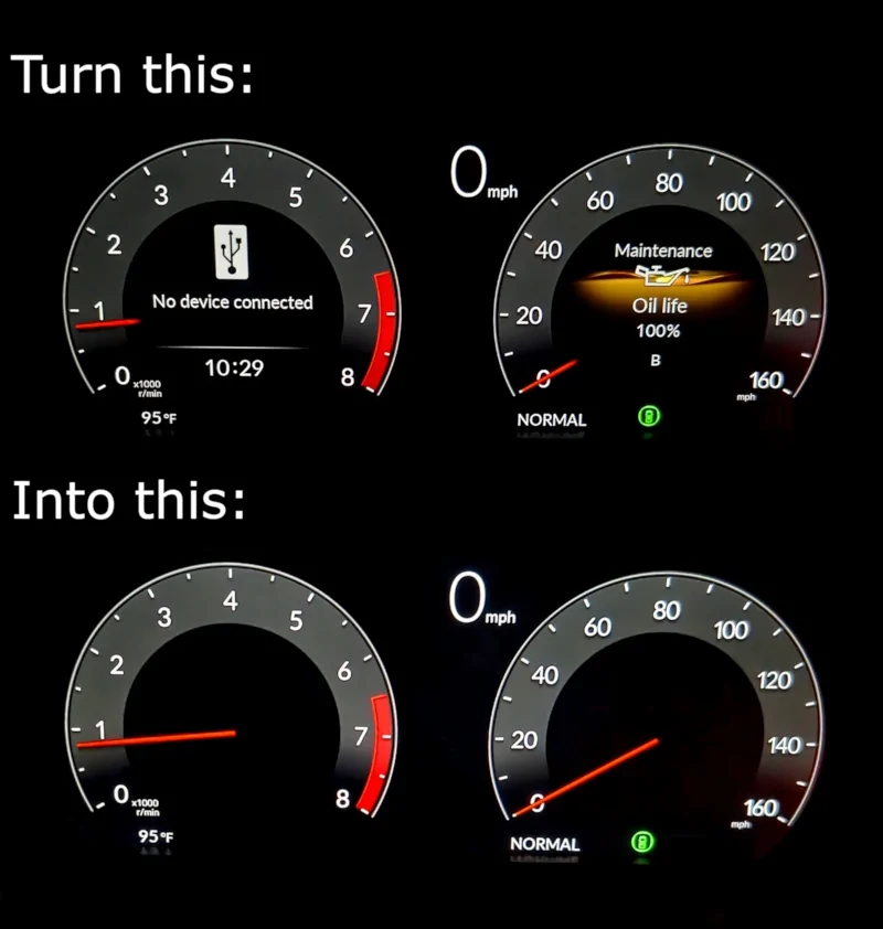 Acura Integra Integra Tech Tips: weird and wonderful things your car does speedometer
