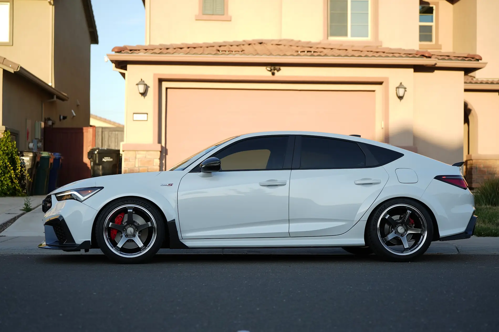 Acura Integra HRC Inspired Carbon Fiber Side Skirts (FULL KIT On the Car!) | JOGON 1786258821586-l9
