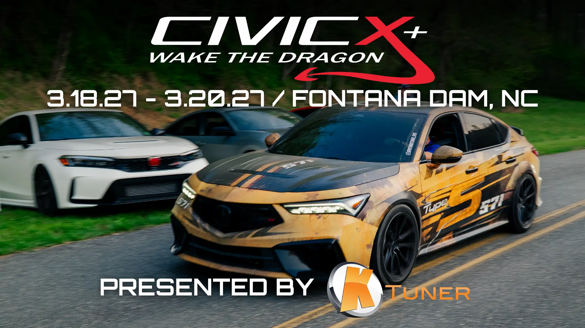 Acura Integra CivicX+ Wake the Dragon 2027 | 10th Anniversary wtd10-d