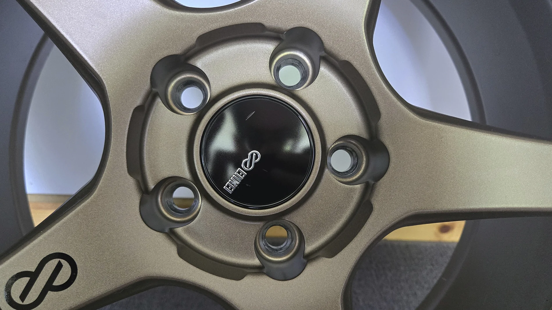 Acura Integra Bronze Enkei TS-5 Wheels & DWS06+ Tires (local sale) 20260824_132858