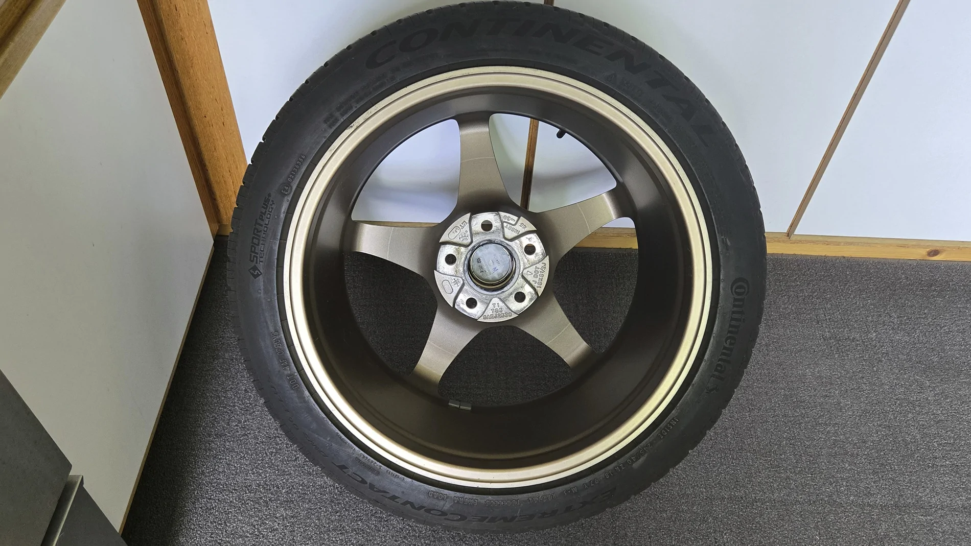 Acura Integra Bronze Enkei TS-5 Wheels & DWS06+ Tires (local sale) 20260824_132909