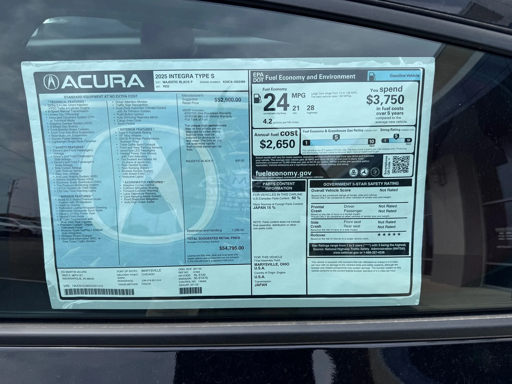 Acura Integra Bought a NEW 2025 ITS that Honda stashed in a warehouse for 18 months IMG_2054