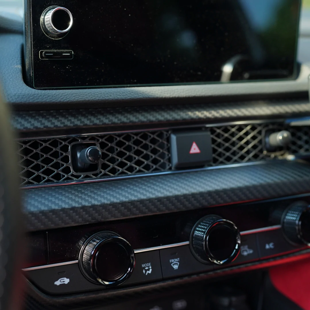 Acura Integra Gloss Black Climate Control Knobs from STRIX - Fits All Integras VA_Integra